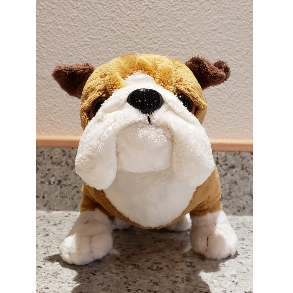 WEBKINZ Bulldog Kids Stuffed Animal